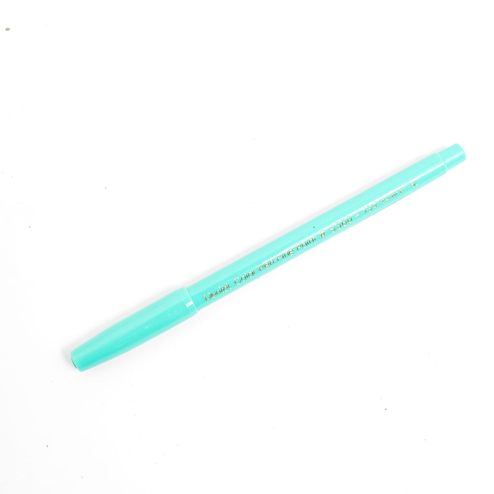 Pentel, Markers, Art & School, Color Pen, Fine Point, 50873, Emerald Green